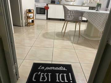 Gîte pour 2 personnes, avec terrasse à Rivière-Pilote