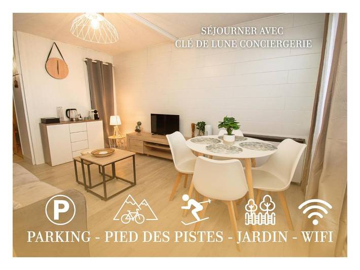 Apartamento de vacaciones para 4 personas, con jardín y piscina, Se admiten mascotas - 1