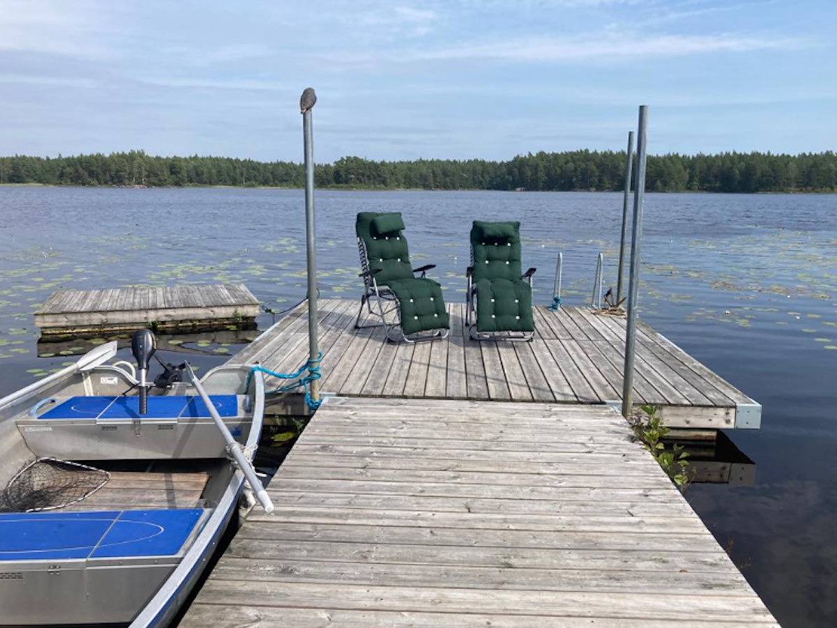 Wunderbare Ferienhauslage direkt am See in Småland in Kronoberg