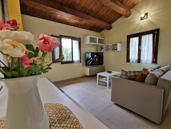 Appartamento per 5 persone, con Balcone e Terrazza nonché Panorama a Riolo Terme