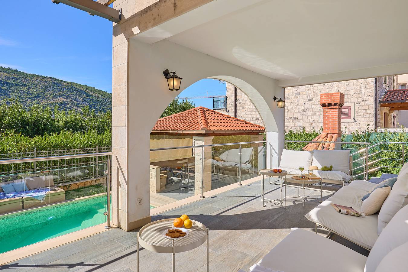 Villa Con Piscina per 14 Persone in Grad Dubrovnik, Dubrovnik-Neretva