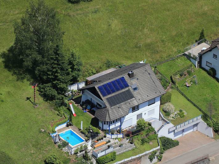 Ferienwohnung für 4 Personen, mit Balkon und Terrasse sowie Garten und Pool in Schuttertal