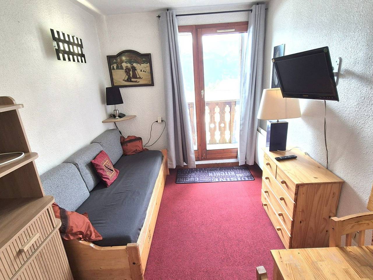 Ganzes Studio, Gemütliches 17m² Studio mit Balkon - Valfréjus in Valfréjus, Modane