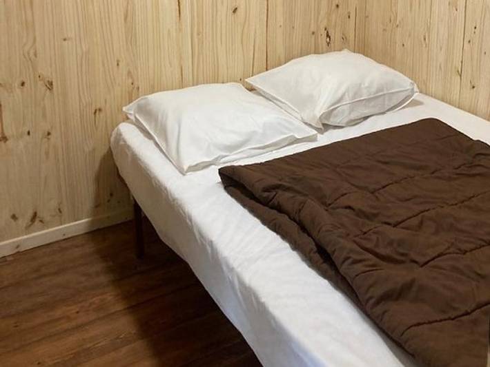 Le Petit Liou - Camping Sites et Paysages - Mobilheim 4 personen - Mobilodge Komfort Premium mit Sanitäranlagen in Embrun, Nationalpark Écrins