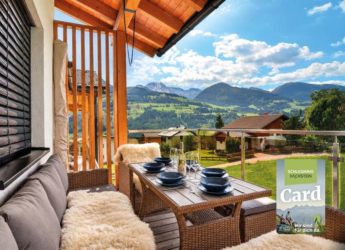 Ferienwohnung für 10 Personen, mit Terrasse und Ausblick in Aich