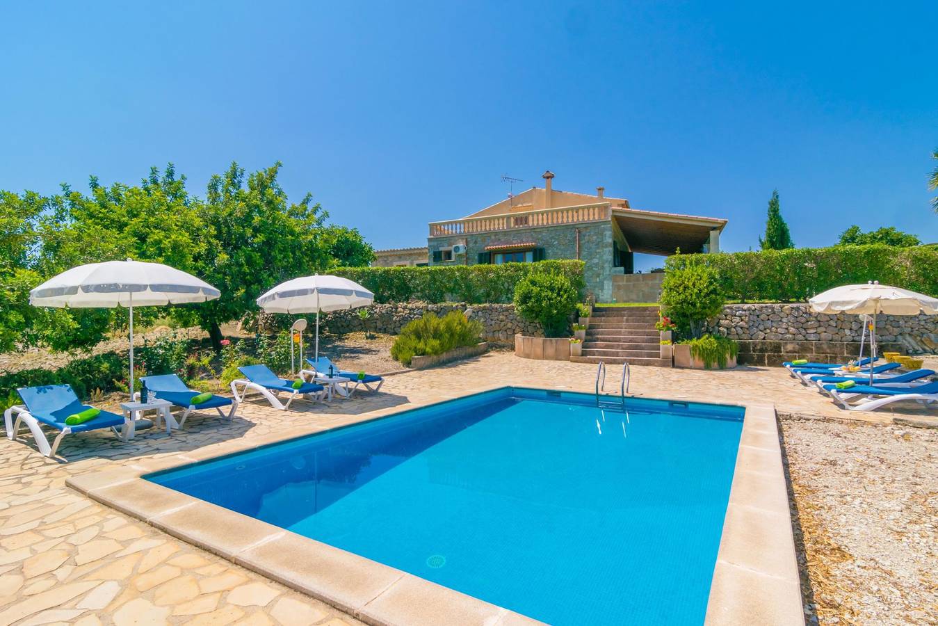 Cantabou Sa Coma D'Inca - Ferienhaus mit privaten Pool in Moscari. Wifi gratis in Selva, Mallorca Inselmitte