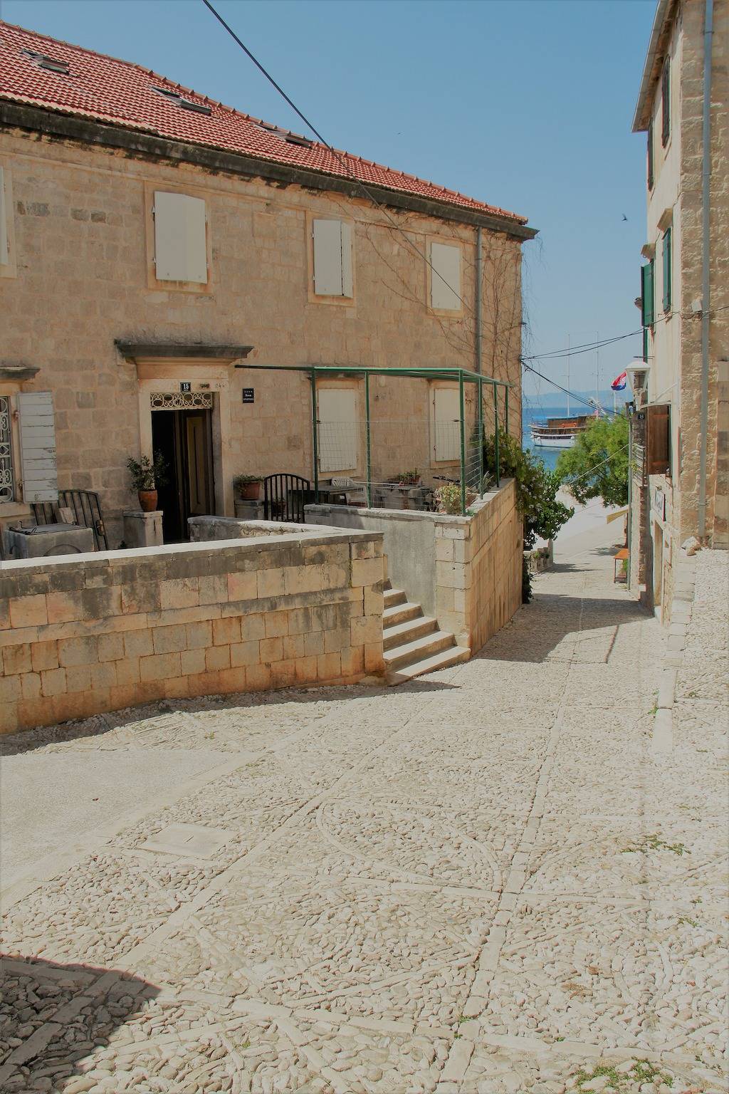 Cały apartament, Jednopokojowy apartament z balkonem i widokiem na morze Postira, Brač A-18971-a in Postira, Brac