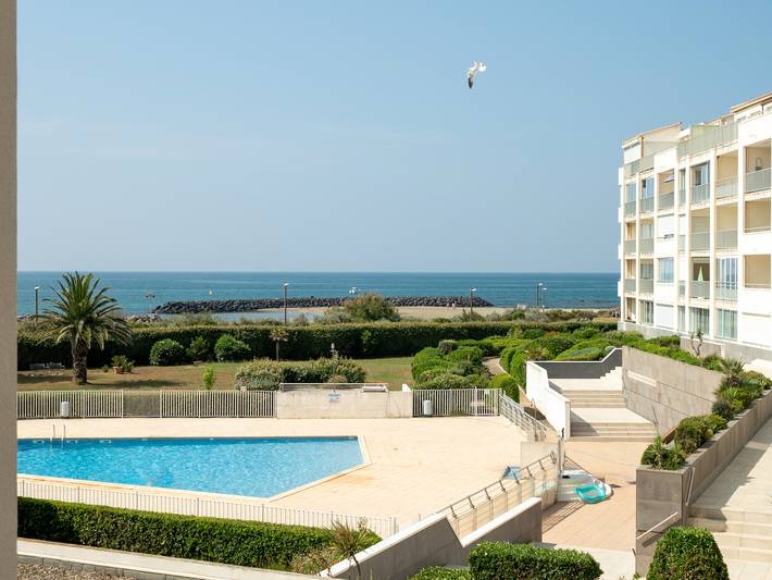 Gîte pour 4 personnes, avec balcon dans Plage Rochelongue - 4