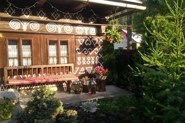 Gîte pour 6 personnes, avec jardin et vue dans Cicmany