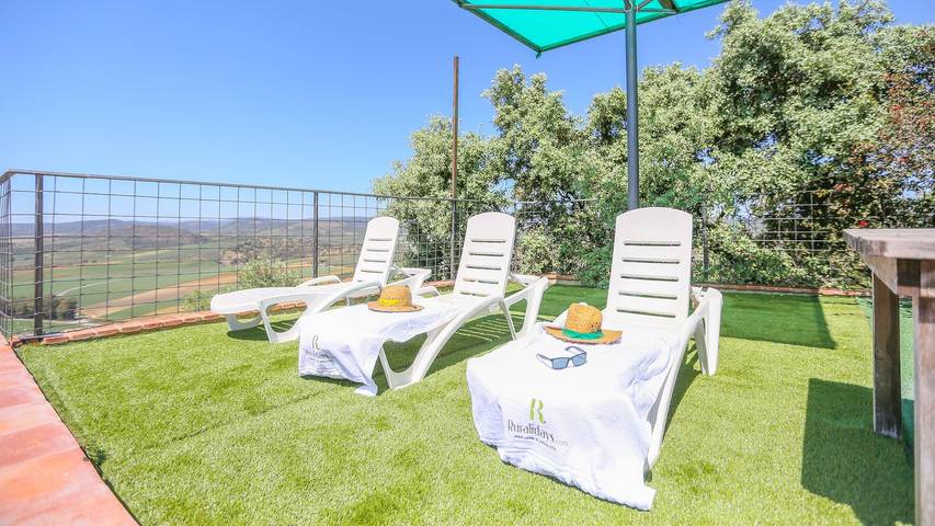 Casa rural para 10 personas, con balcón/terraza y piscina, Se admiten mascotas en Sierra Norte de Sevilla - 3