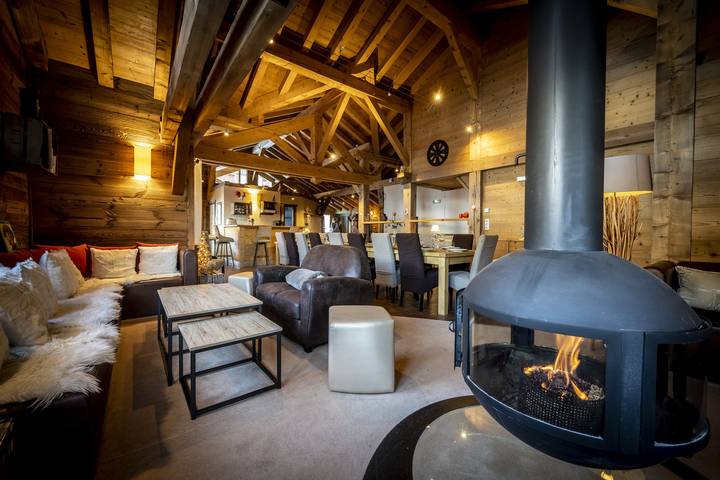 Chalet pour 19 personnes, avec balcon/terrasse, animaux acceptés dans La Plagne - 4