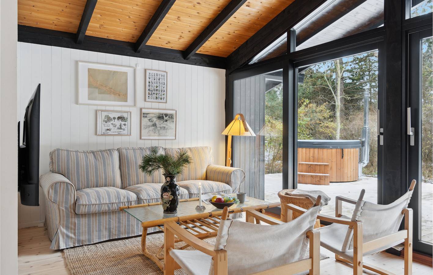 Ferienhaus für 4 Personen mit Terrasse in Yderby Lyng, Sjællands Odde