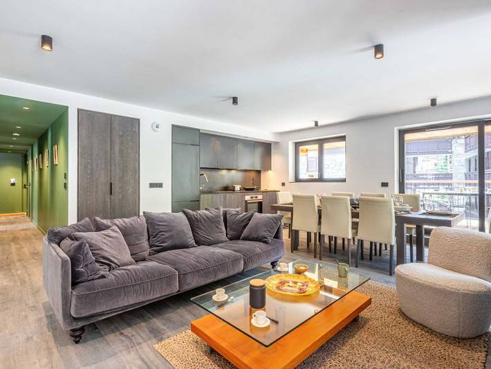 Appartement de vacances pour 8 personnes, avec balcon à Val-d'Isère