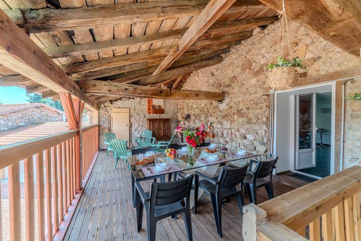 Appartement de vacances pour 6 personnes, avec Terrasse et Jardin
