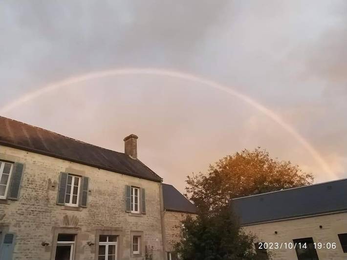 Location de vacances pour 10 personnes, avec jardin ainsi que vue et terrasse à Martragny - 3