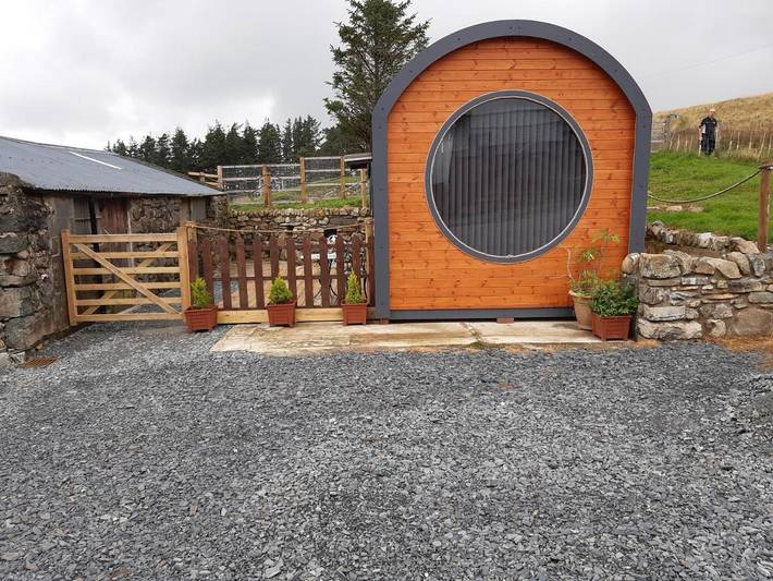 Camping für 4 Personen, mit Garten und Ausblick im Snowdonia