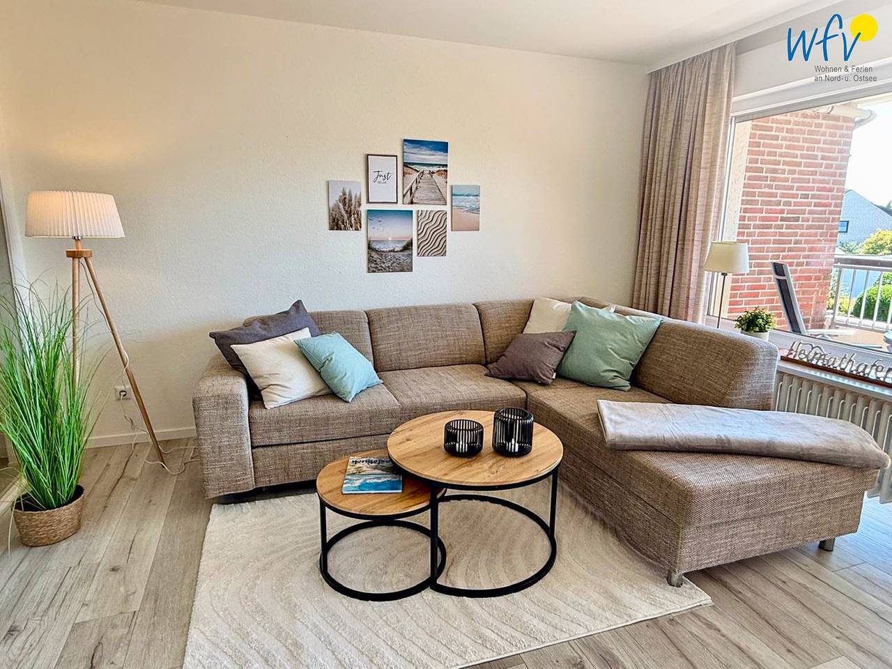 Appartement entier, Gemütliche Ferienwohnung Perla auf Borkum mit sonnigem Balkon in Borkum