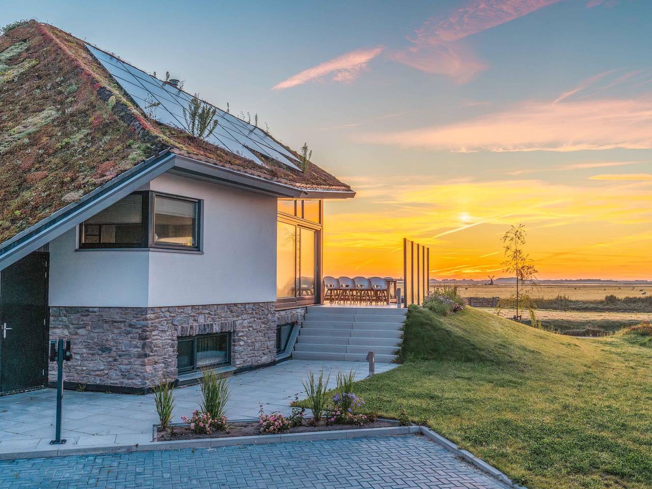 Moderne, luxuriöse und nachhaltige Naturvilla in De Waal, Westfriesische Inseln
