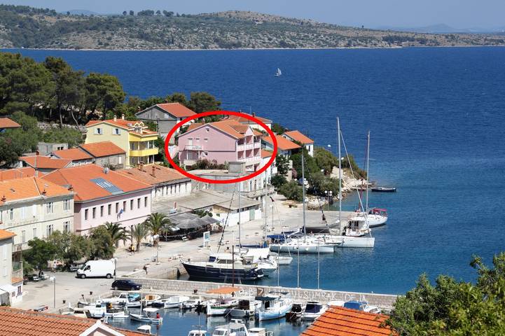 Ganze Wohnung, Studio Appartement mit Balkon und Meerblick Sali, Dugi otok As-443-a in Dugi Otok