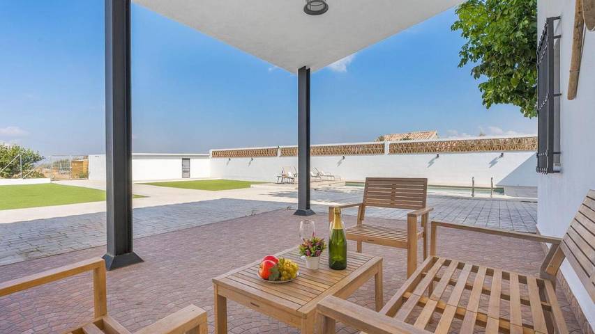 Casa rural para 10 personas, con Terraza además de Jardín y Piscina en Alhendín - 3