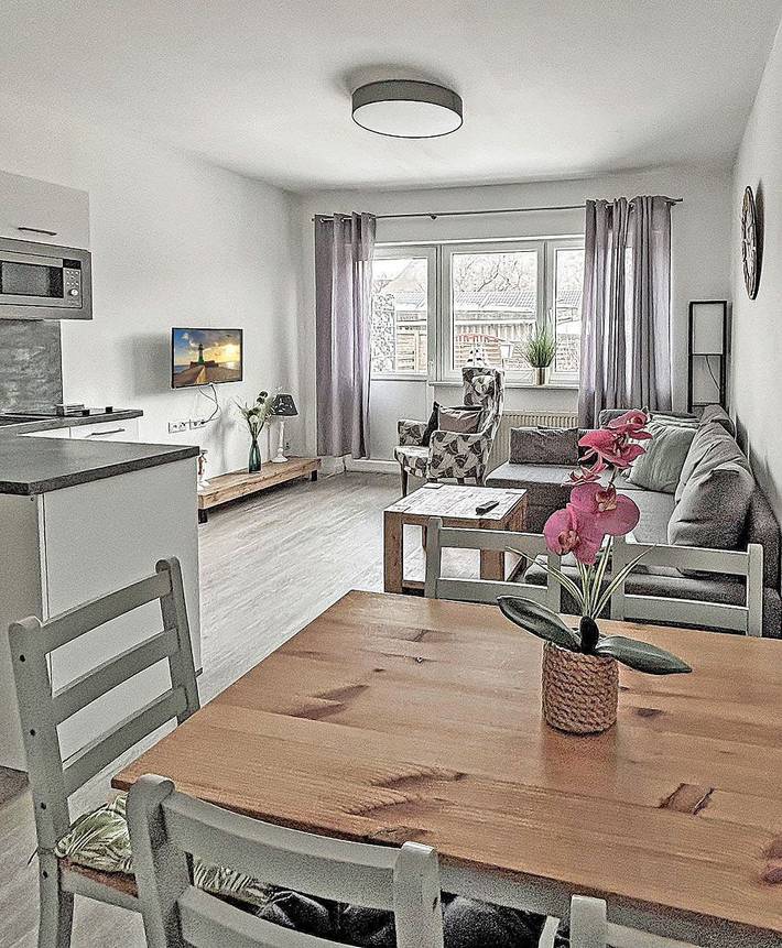 Appartement entier, Fewo mit Wasserblick, bis zu 5 Personen mit 2 Schlafzimmer, nur 60m zum Wasser in Dranske, Région de Rügen