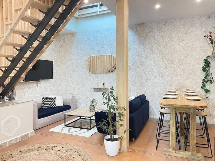 Maison de vacances pour 6 personnes, avec jardin