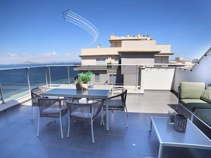 Appartement de vacances pour 6 personnes, avec piscine et bassin pour enfant ainsi que vue sur l’océan et balcon/terrasse - 1