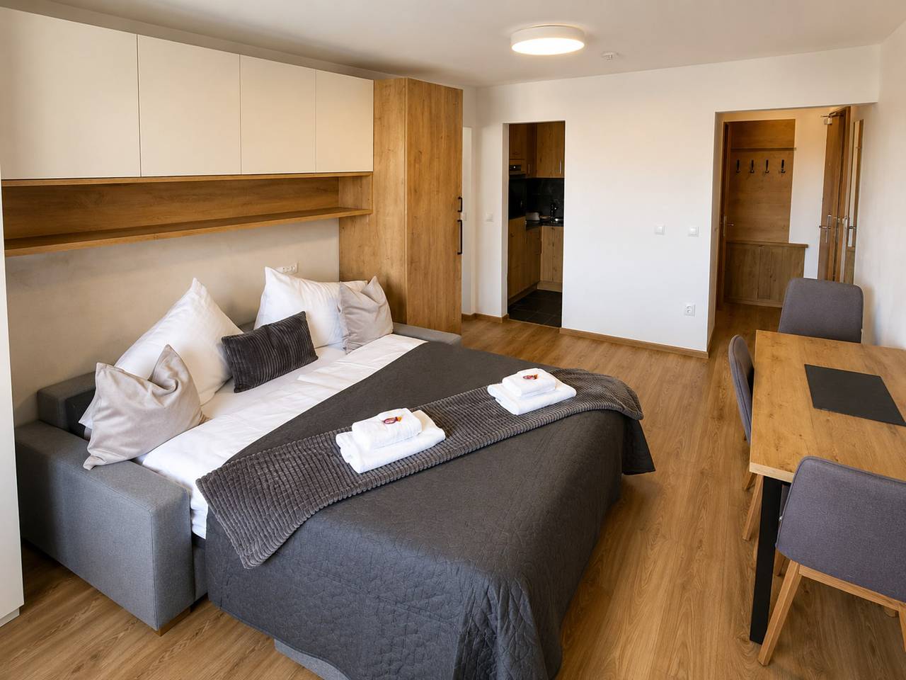 Geheel appartement, Appartement op 20 m van de Kitzski-skilift in Jochberg, Bezirk Kitzbühel (stad)
