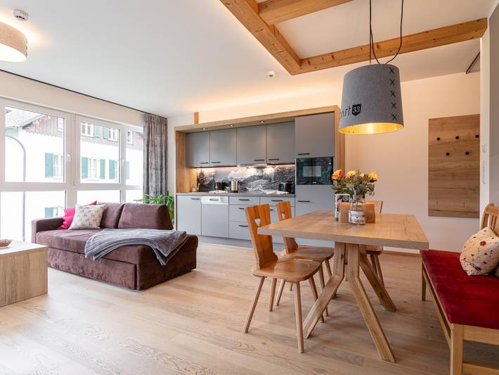 Ferienwohnung für 6 Personen, mit Balkon und Sauna, mit Haustier in Haus