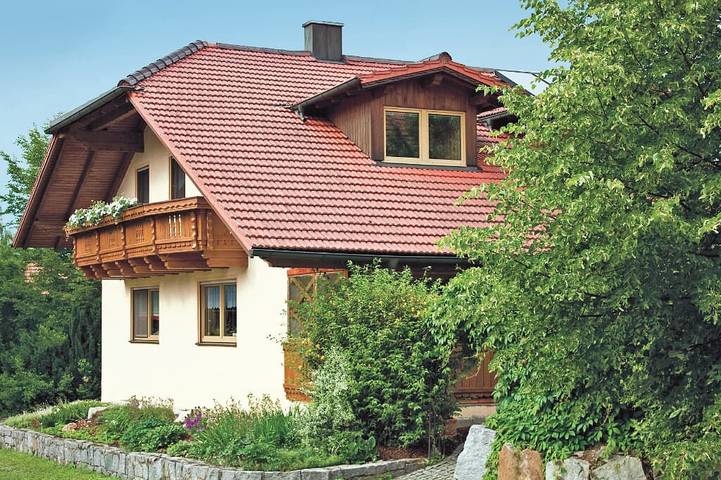 Ferienhaus für 5 Personen, mit Garten und Balkon sowie Pool