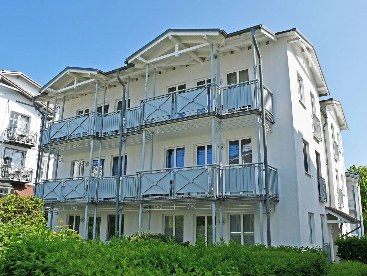 Ganze Ferienwohnung, Ferienwohnung mit Balkon 500 m bis zum Strand (Vb) in Göhren, Rügen