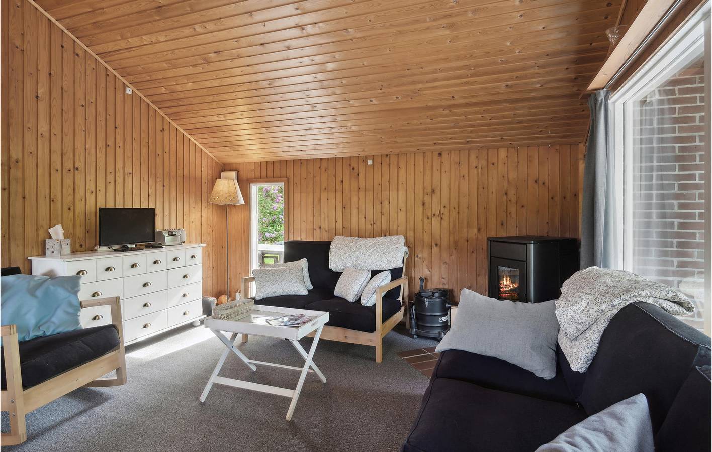 Ferienhaus für 4 Personen mit Terrasse in Kaldred, Kalundborg und Umgebung
