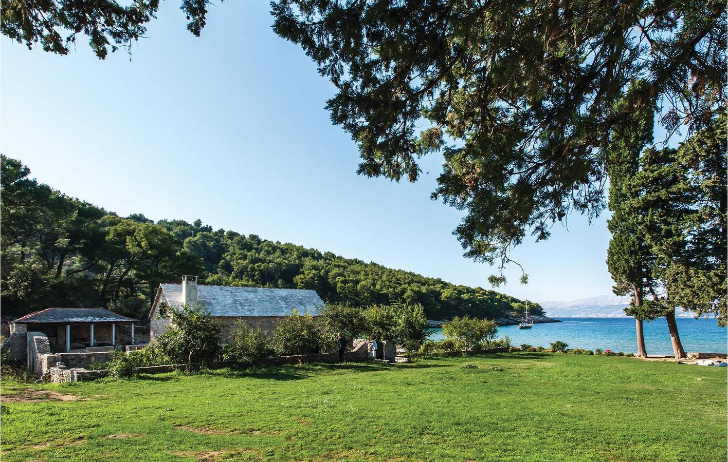 Ferienhaus für 6 Personen mit Terrasse in Postira, Brac