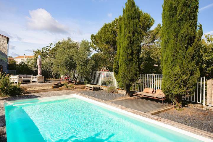 Chambre d’hôte pour 5 personnes, avec Jardin