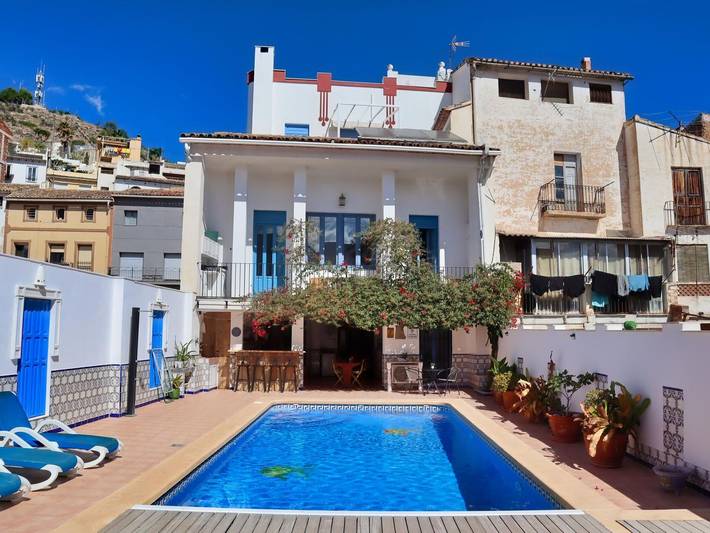 Casa rural para 10 personas, con Balcón además de Terraza y Jardín en Castell de Castells - 3