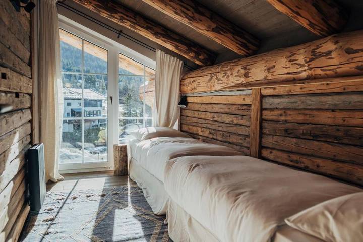 Hütte für 6 Personen, mit Ausblick und Balkon sowie Sauna in Oberjoch - 4