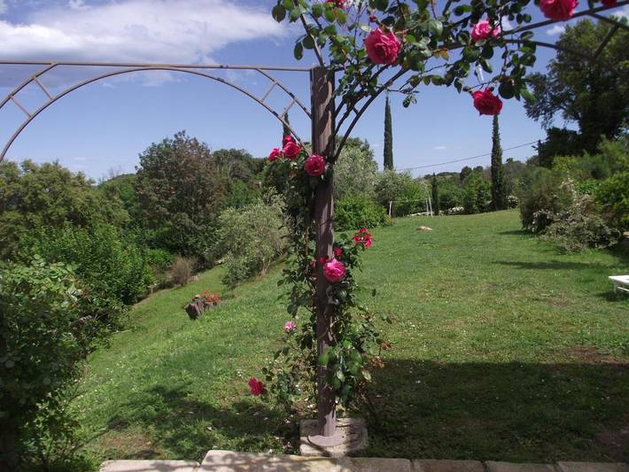 Appartement de vacances pour 4 personnes, avec vue et jardin
