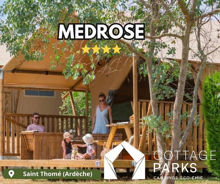 Camping pour 6 personnes, avec Terrasse et Piscine