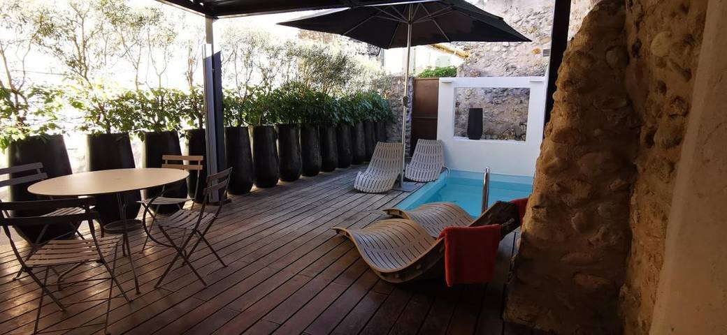 Maison de vacances pour 4 personnes, avec piscine et terrasse