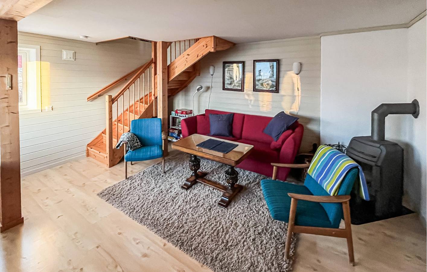 Casa vacanza per 5 persone con terrazza in Leksvik