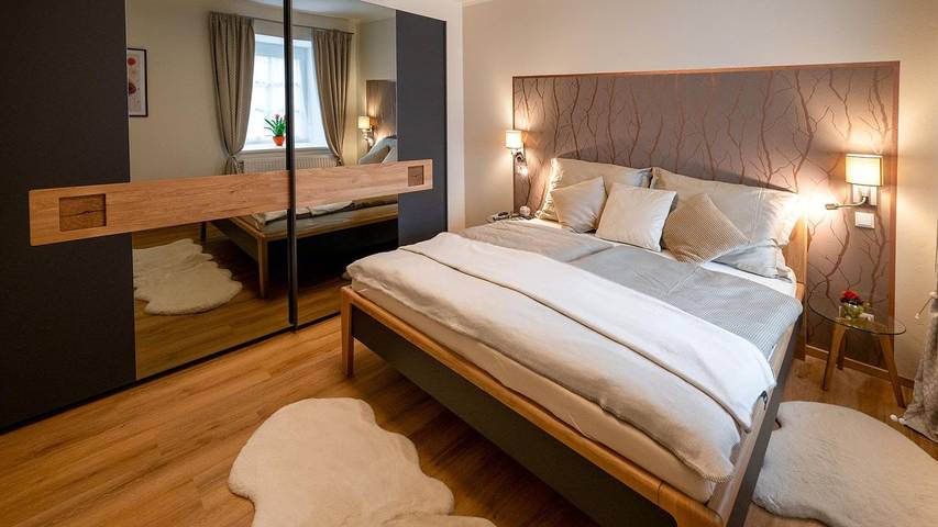 Ferienwohnung für 4 Personen, mit Garten, mit Haustier