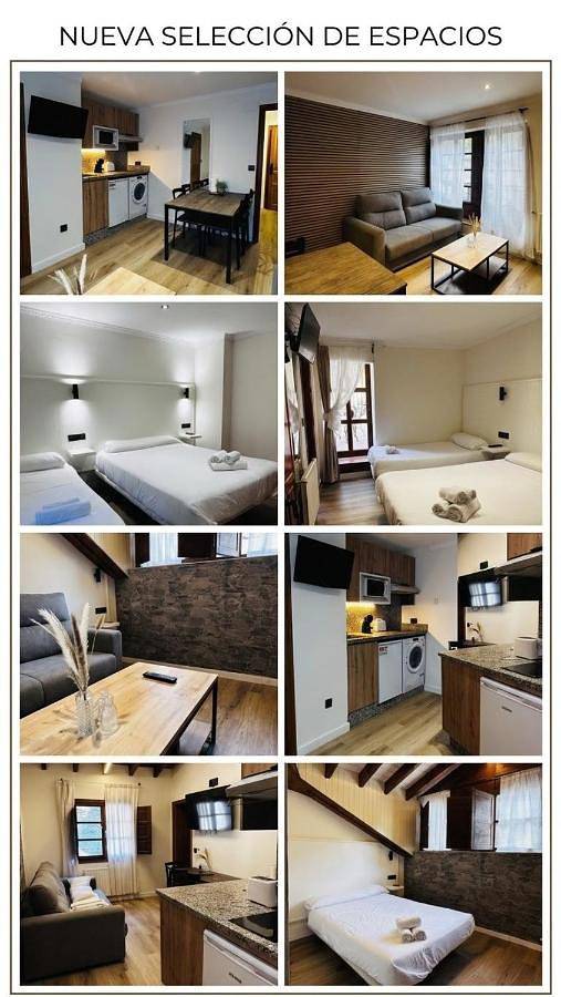 Apartamento para 3 personas, con Terraza y Jardín además de Piscina y Vistas en Ponga