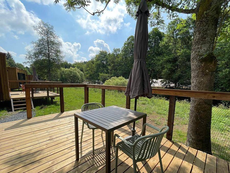 Camping Le Hameau de l'Ourthe - Lodge 2 personnes - Cocon de l'Ourthe in Houffalize, Région de Bastogne