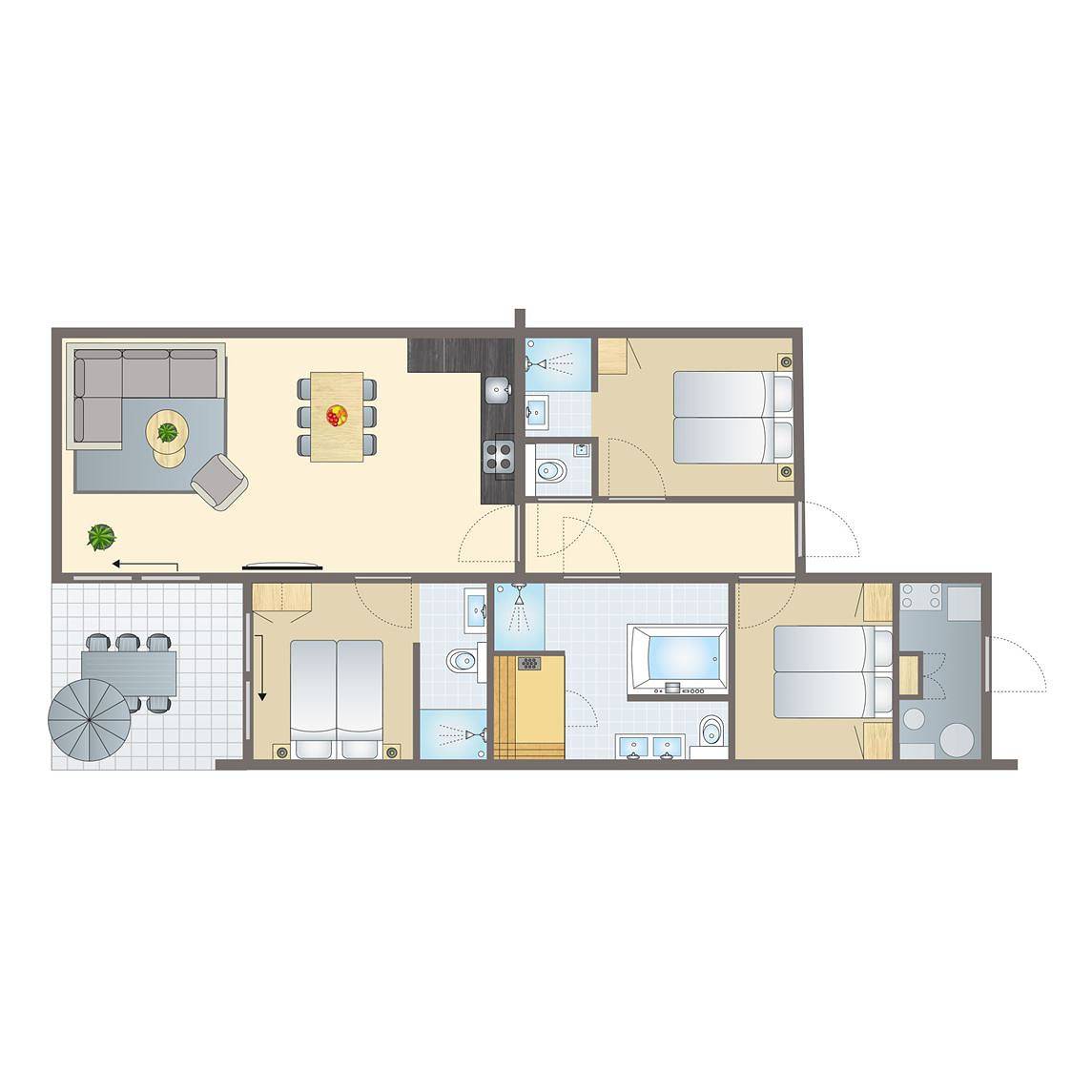 Landal Waterparc Veluwemeer — 6-persoons welness bungalow in Veluwe