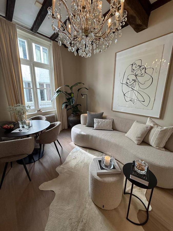 Ferienwohnung für 4 Personen, mit Garten und Ausblick in Maastricht