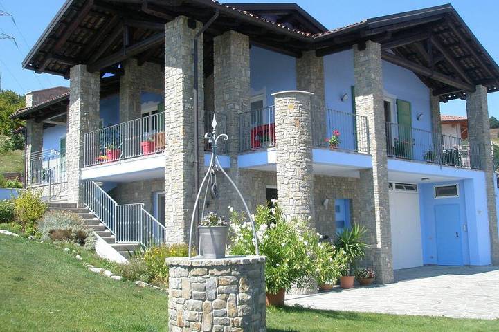 La Casa Blu, Villa mit privatem Pool in Monferrato Langhe, Unesco-Weltkulturerbe in Montaldo Scarampi, Asti Provinz