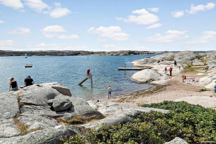 Camping for 4 personer, med Terrasse i Bohuslän