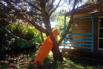Maison de campagne pour 4 personnes, avec terrasse ainsi que jardin et sauna à Castets (Landes)