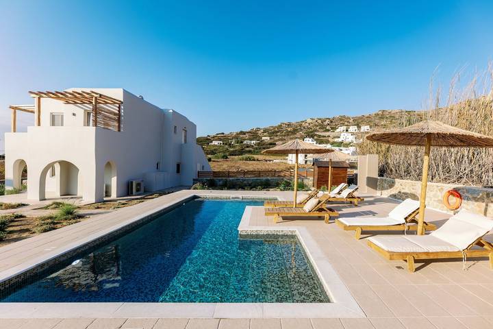 Villa pour 6 personnes, avec jardin dans Naxos