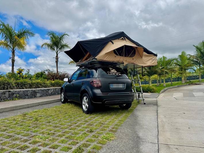 Tente pour 3 personnes, avec jardin sur l' Île de la Réunion - 4